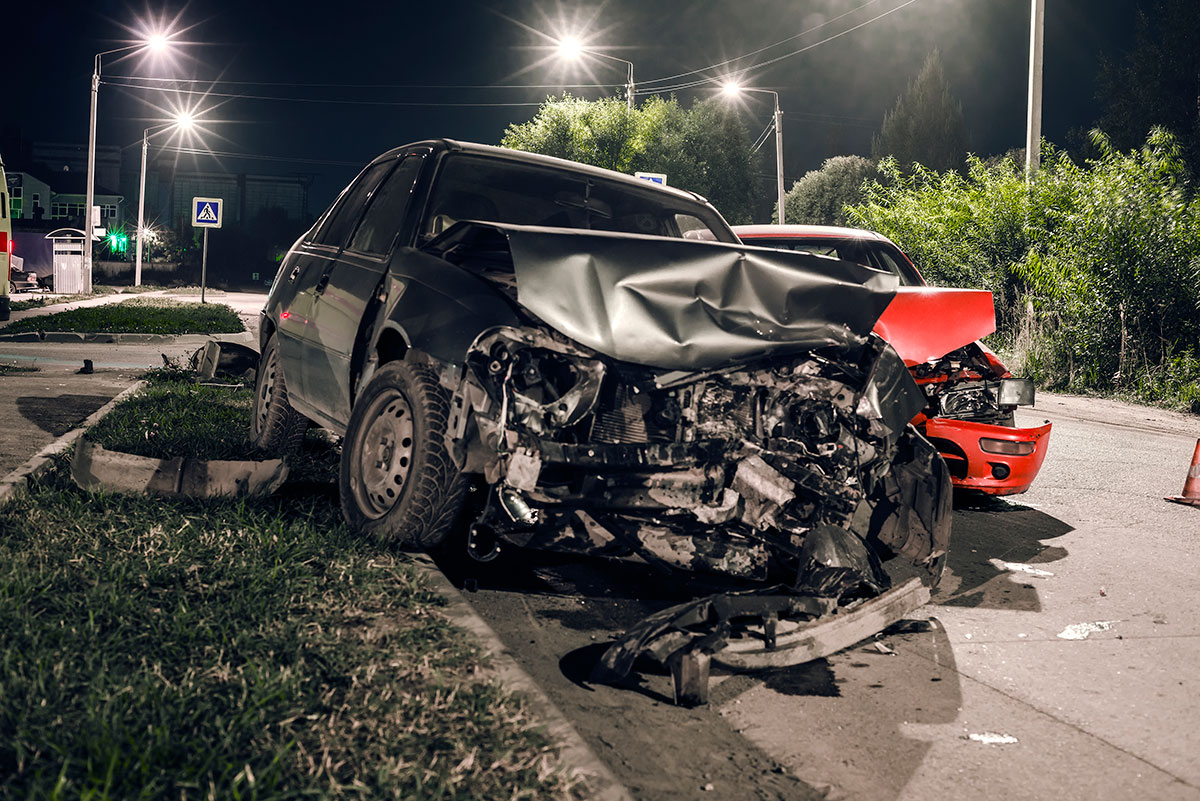 Car Damaged After Collision