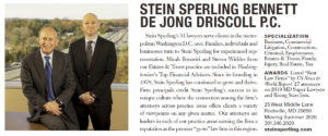Washingtonian Top Financial Advisors