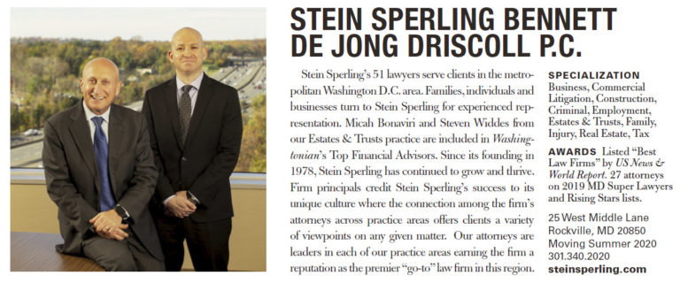 Washingtonian Top Financial Advisors