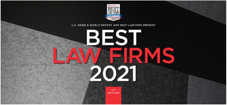 Stein Sperling listed in U.S. News - Best Lawyers "Best Law Firms" 2021