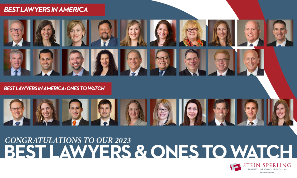 19 Stein Sperling Lawyers Named To 2023 Best Lawyers List, 10 On Ones ...