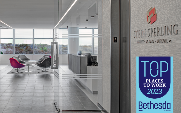 Stein Sperling Included in Bethesda Magazine’s Top Places to Work