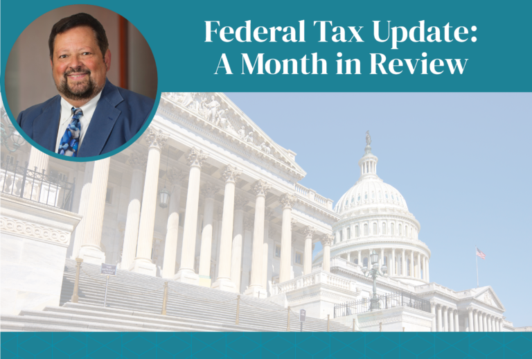 May Federal Tax Updates