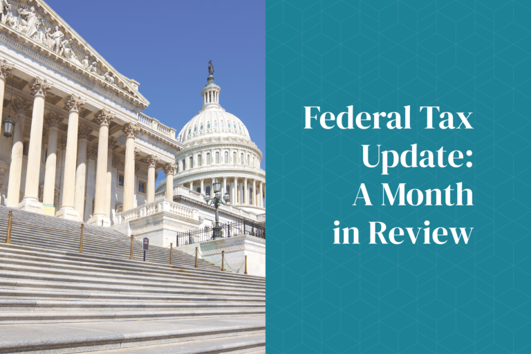 October Federal Tax Updates