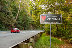 Virginia State Sign