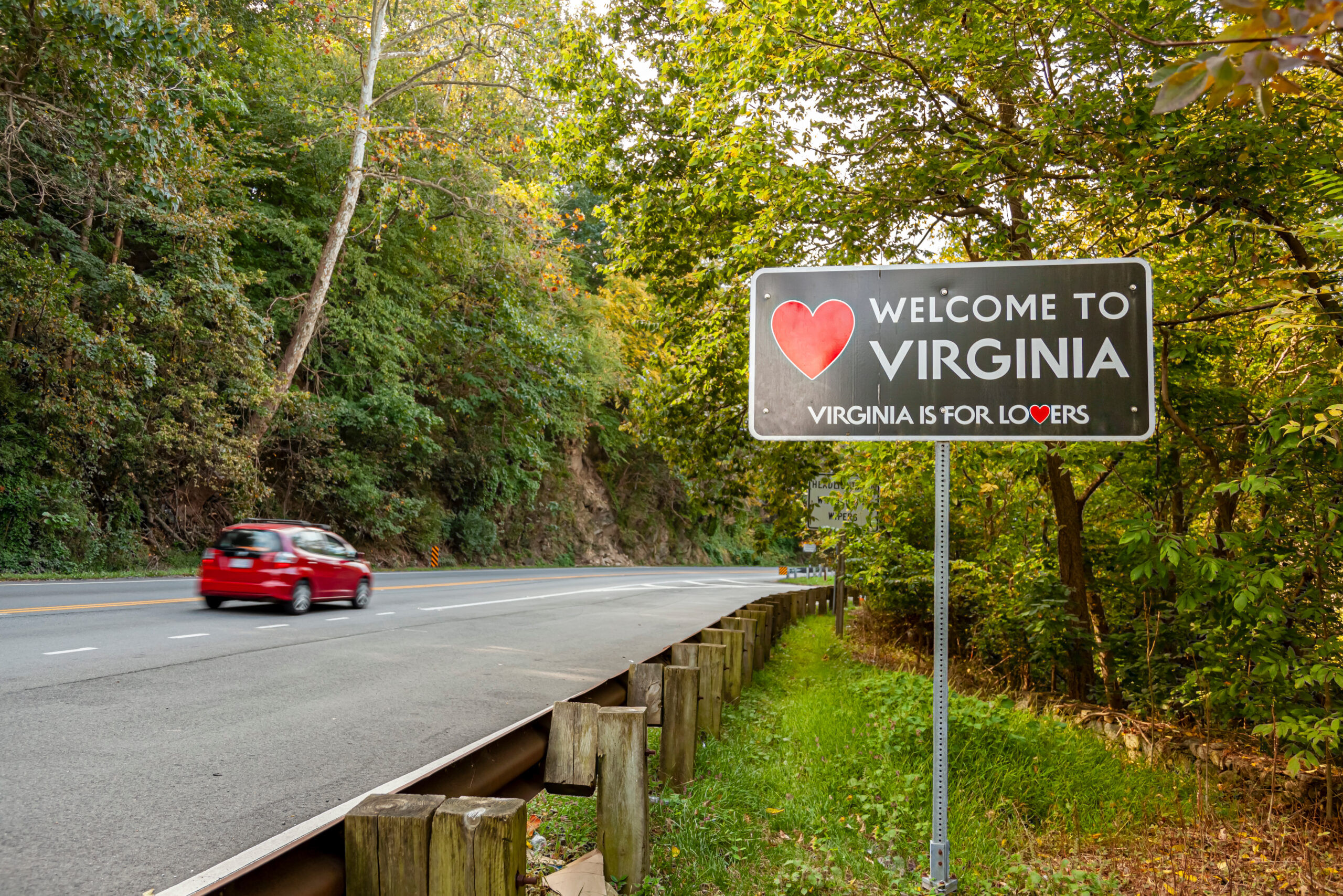 Virginia State Sign